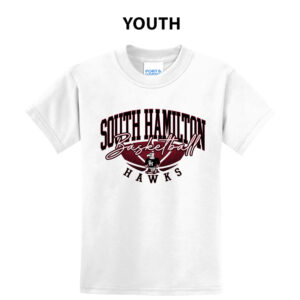 SH Girls BB Youth Short Sleeve Tee-White