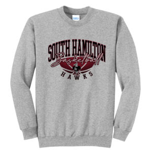 SH Girls BB Unisex Fleece Crewneck Sweatshirt-Athletic Heather