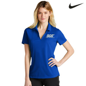 SGS Government Solutions Nike Ladies Dri-FIT Micro Pique 2.0 Polo-Game Royal