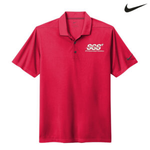 SGS Government Solutions Nike Dri-FIT Micro Pique 2.0 Polo Men-University Red