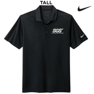 SGS Government Solutions Nike Dri-FIT TALL Micro Pique 2.0 Polo-Black