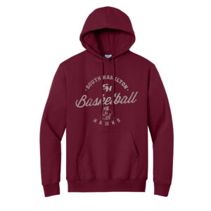 SH Boys BB Unisex Fleece Hooded Sweatshirt-Cardinal