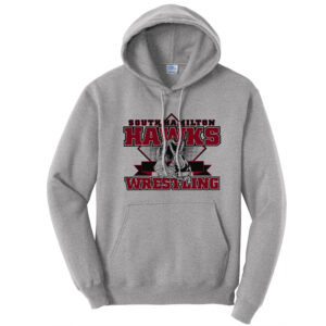 SH Wrestling Unisex Fleece Hooded Sweatshirt-Athletic heather
