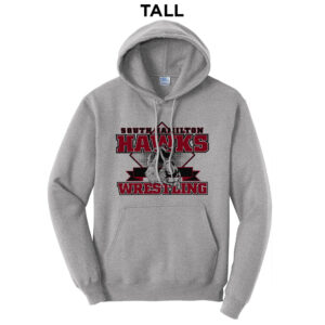 SH Wrestling Tall Fleece Hooded Sweatshirt-Athletic Heather