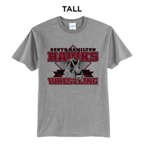 SH Wrestling Tall Cotton Short Sleeve Tee-Athletic Heather