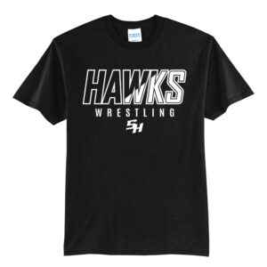 SH Wrestling Unisex Short Sleeve Tee-Black