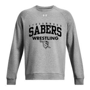 Streamwood Wrestling Under Armour UA Rival Fleece Crewneck Sweatshirt-CastleRock
