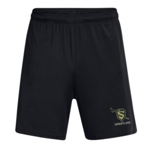 Streamwood Wrestling Under Armour Men’s UA Tech Vent 7″ pocketed  Shorts-Black (M-3x)