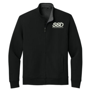 STS Systems Defense Port Authority Men Interlock Full-Zip-Deep Black Charcoal Heather