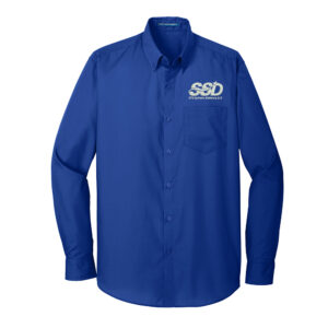 STS Systems Defense Port Authority Long Sleeve Carefree Poplin Shirt Men-True Royal