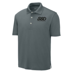 STS Systems Defense Sport-Tek Dri-Mesh Polo Men-Steel