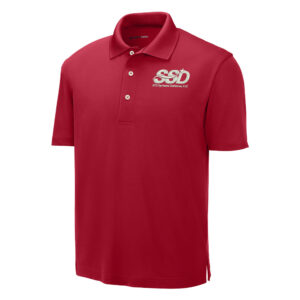 STS Systems Defense Sport-Tek Dri-Mesh Polo Men-Red