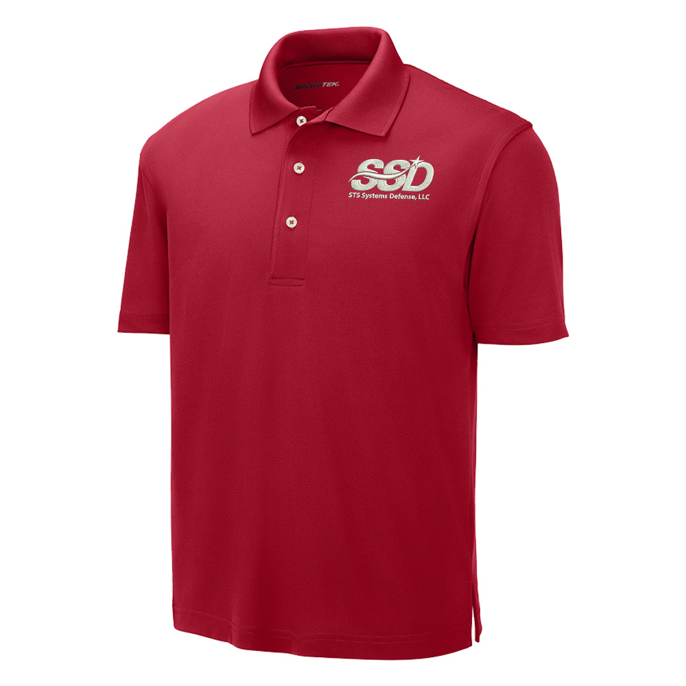 STS Systems Defense Sport-Tek Dri-Mesh Polo Men-Red