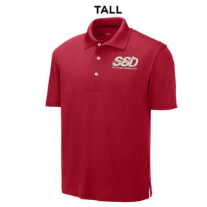 STS Systems Defense Sport-Tek Tall Dri-Mesh Polo-Red