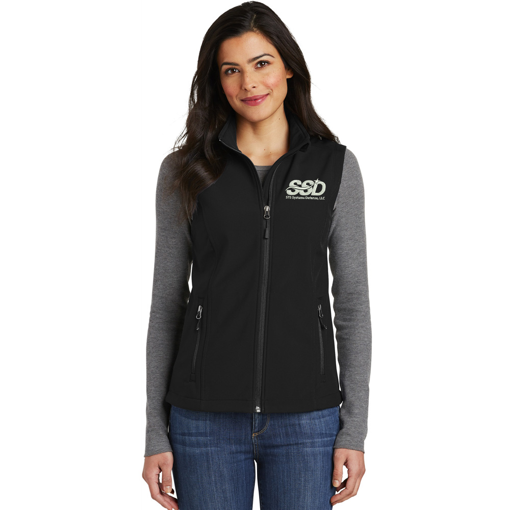 STS Systems Defense Port Authority Ladies Core Soft Shell Vest-Black