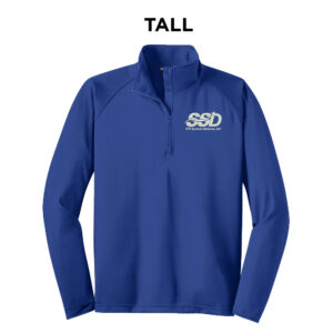 STS Systems Defense Sport-Tek TALL Sport-Wick Stretch 1/2-Zip Pullover-Royal