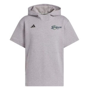 Spartans Boys BB Adidas Short Sleeve Hoodie-Grey