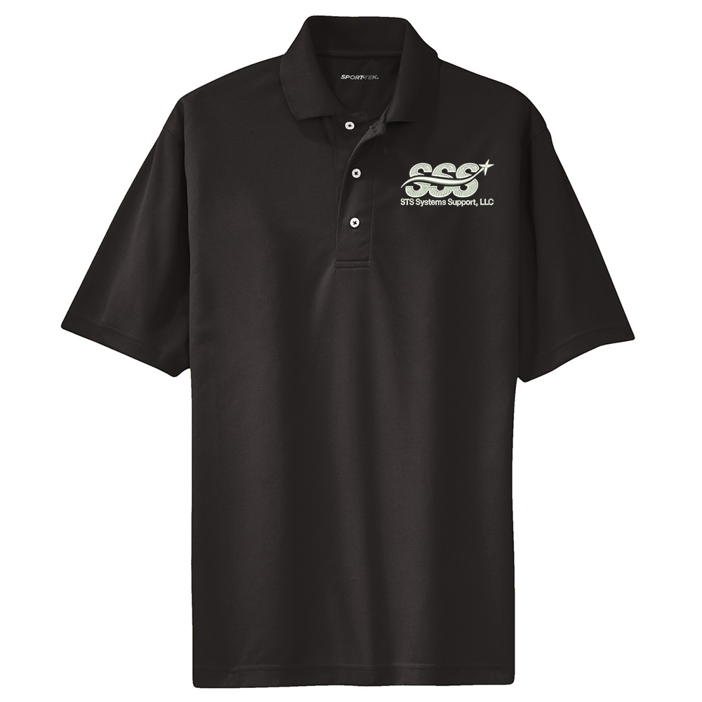 STS Systems Support Sport-Tek Dri-Mesh Polo Men-Black