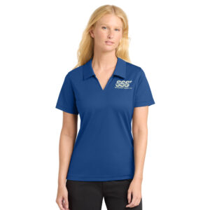STS Systems Support Sport-Tek Ladies Dri-Mesh V-Neck Polo-Royal