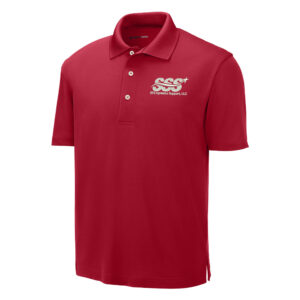 STS Systems Support Sport-Tek Dri-Mesh Polo Men-Red