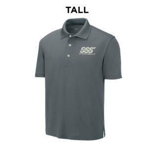 STS Systems Support Sport-Tek Tall Dri-Mesh Polo-Steel
