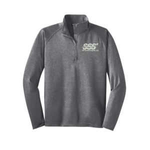 STS Systems Support Sport-Tek TALL Sport-Wick Stretch 1/2-Zip Pullover-Charcoal Grey Heather
