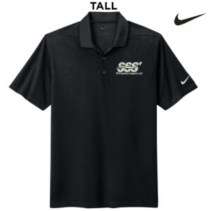STS Systems Support Nike Dri-FIT TALL Micro Pique 2.0 Polo-Black