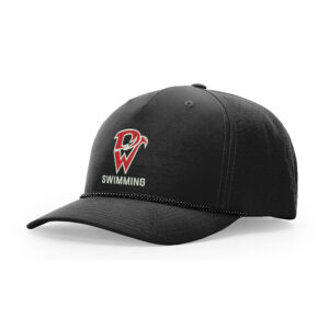 DW Swim Richardson Laser PERF Performance Rope Cap-Black