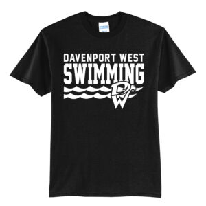 DW Swim Unisex Short Sleeve Tee-Black