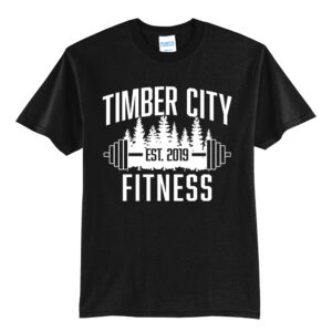 Timber City Fitness Unisex Short Sleeve Tee-Black