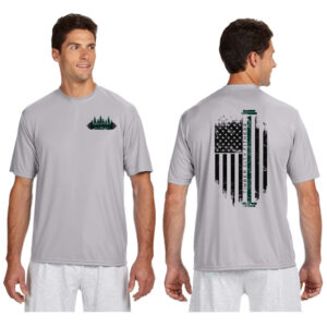 Timber City Fitness Adult Loose Fit Cooling Performance Tshirt-Silver