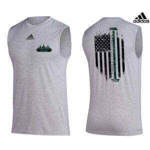 Timber City Fitness Adidas Badge of Sport (BOS) Pre Game Sleeveless Tee – Heather Grey