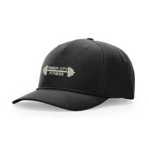 Timber City Fitness Richardson Laser PERF Performance Rope Cap-Black