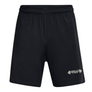 Timber City Fitness Under Armour Men’s UA Tech Vent 7″ pocketed Shorts-Black