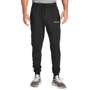 Timber City Fitness Sport-Tek Men Sport-Wick Stretch Jogger-Black