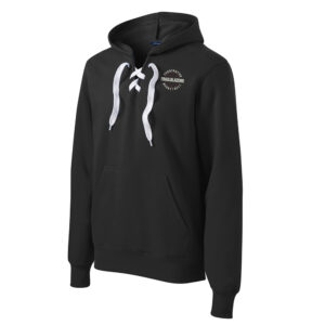 Torrington BB Sport Tek Lace up pullover hooded sweatshirt Unisex-Black