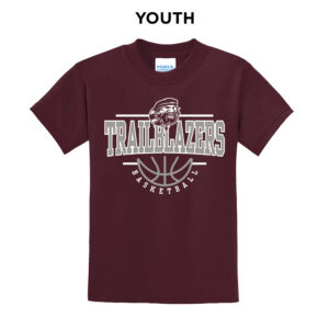 Torrington BB Youth Cotton Short Sleeve Tee-Maroon