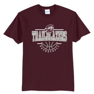 Torrington BB Tall Cotton Short Sleeve Tee-Maroon