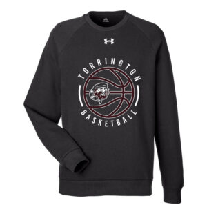 Torrington BB Adult Under Armour UA Rival Fleece Crewneck Sweatshirt-black