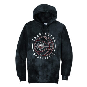 Torrington BB Unisex Crystal Tie-Dye Pullover Hoodie-Black