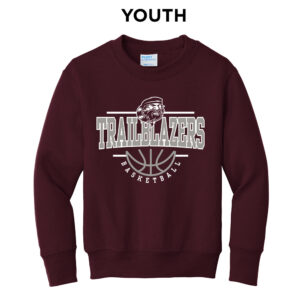 Torrington BB Youth Fleece Crewneck Sweatshirt-Maroon
