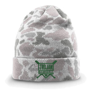 Trojan Baseball Club Richardson Duck Camo Beanie-Blizzard Duck Camo