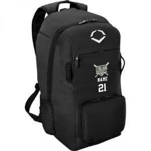 Trojan Baseball Club Evoshield STANDOUT Backpack – baseball bag-Black