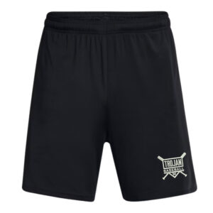 Trojan Baseball Club Under Armour Men’s UA Tech Vent 7″ pocketed  Shorts-Black