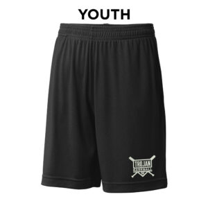 Trojan Baseball Club Sport Tek YOUTH PosiCharge Competitor Pocketed Short-Black