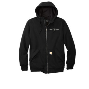 Titman Farms Carhartt Men Midweight Thermal-Lined Full-Zip Sweatshirt-Black