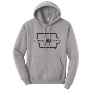 Titman Farms Unisex Fleece Crewneck Sweatshirt-Athletic heather
