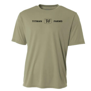 Titman Farms Adult Cooling Performance Tshirt – Olive