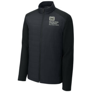 US Army Corps of Engineers Sport-Tek Teknical Hybrid Jacket Men-Black
