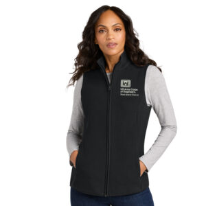 US Army Corps of Engineers Port Authority Women’s C Free Fleece Vest-Black
